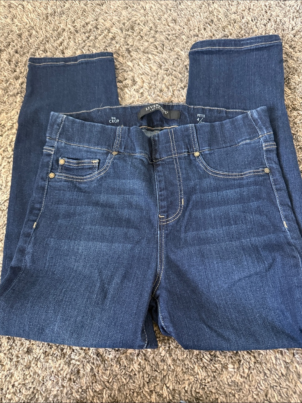 Liverpool Women's Dark Blue Skinny Jeans